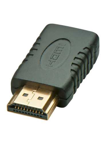 Lindy 41208 cambiador de género para cable HDMI HDMI Mini Negro