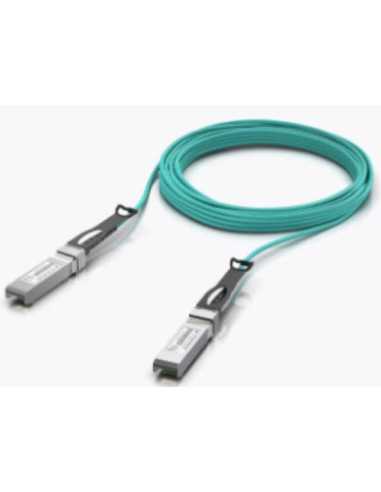Ubiquiti UACC-AOC-SFP28-5M cable de fibra optica Color aguamarina