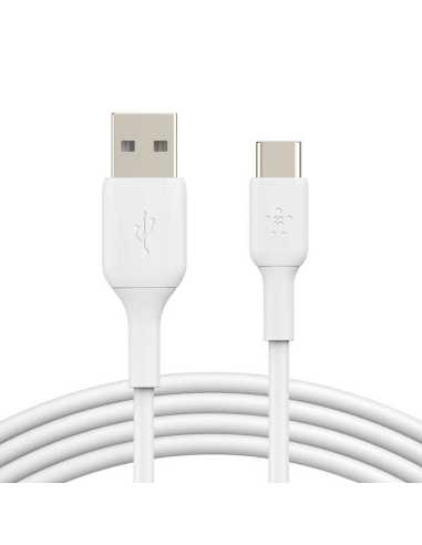 Belkin BoostCharge USB Kabel 1 m USB 2.0 USB A USB C Weiß