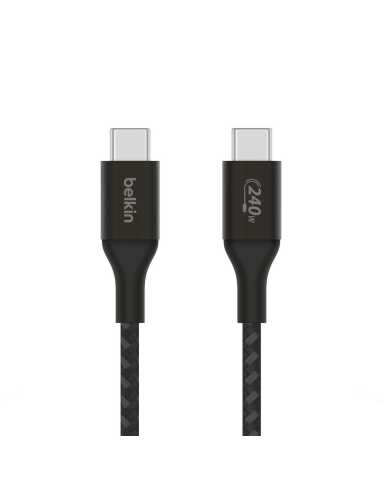 Belkin CAB015bt2MBK cable USB 2 m USB 2.0 USB C Negro