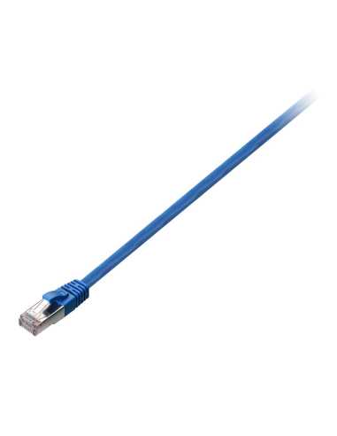 V7 Cable de red blindado CAT6 STP 01M Azul