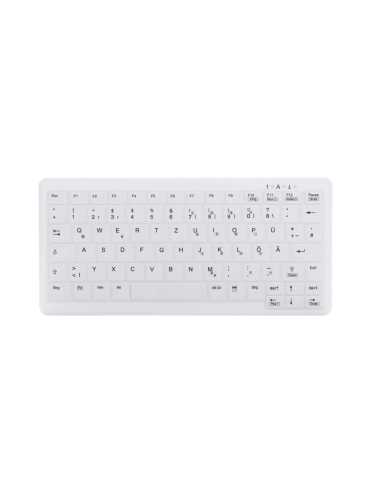 CHERRY AK-C4110 Tastatur RF Wireless QWERTZ Deutsch Weiß
