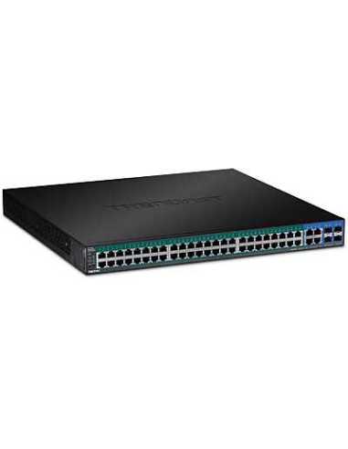 Trendnet TPE-5240WS Netzwerk-Switch Managed Gigabit Ethernet (10 100 1000) Power over Ethernet (PoE) 1U Schwarz