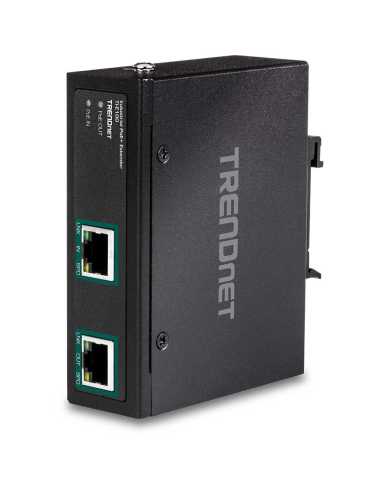 Trendnet TI-E100 Netzwerk-Erweiterungsmodul Netzwerksender Schwarz 10, 100, 1000 Mbit s