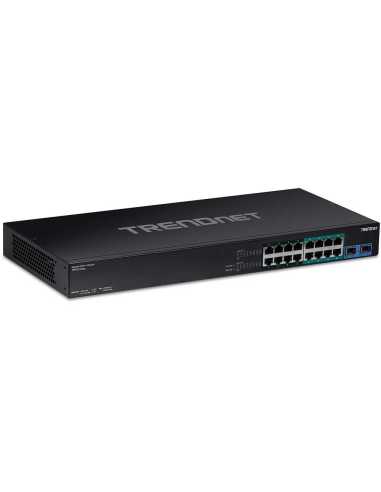 Trendnet TPE-BG182G Netzwerk-Switch Unmanaged Gigabit Ethernet (10 100 1000) Power over Ethernet (PoE) 1U Schwarz