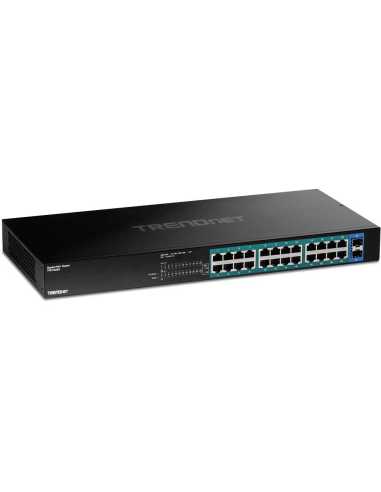Trendnet TPE-TG262 switch No administrado L2 Gigabit Ethernet (10 100 1000) Energía sobre Ethernet (PoE) 1U Negro