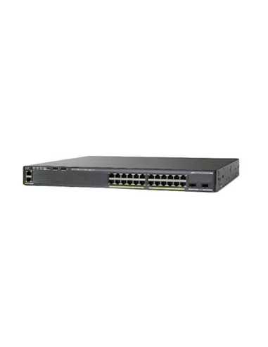 Cisco Catalyst WS-C2960XR-24TS-I switch Gestionado L2 Gigabit Ethernet (10 100 1000) Negro