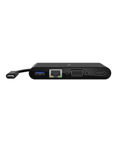 Belkin AVC005BTBK laptop-dockingstation & portreplikator Kabelgebunden USB 3.2 Gen 1 (3.1 Gen 1) Type-C Schwarz