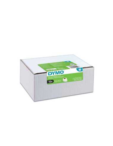 DYMO LW Vorteils Pack - Standardadressetiketten Permanent Papier - 28 x 89 mm - 12 Rollen - 2093091