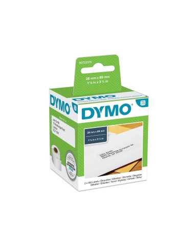 DYMO LW - Standardadressetiketten Permanent Papier - 28 x 89 mm - S0722370