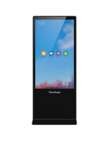 Viewsonic EP5542T Signage-Display Totem-Design 139,7 cm (55") LED 450 cd m² 4K Ultra HD Schwarz Touchscreen Android 8.0