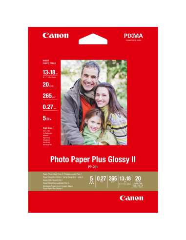 Canon PP-201 Glossy II Fotopapier Plus 13 x 18 cm – 20 Blatt