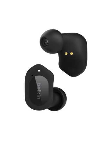 Belkin SOUNDFORM Play Kopfhörer Kabellos im Ohr Anrufe Musik USB Typ-C Bluetooth Schwarz