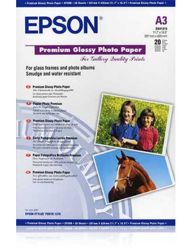 Epson Premium Glossy Photo Paper, DIN A3, 255 g m², 20 Blatt