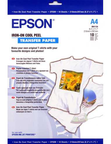 Epson Iron-on-Transfer Paper - A4 - 10 Blätter