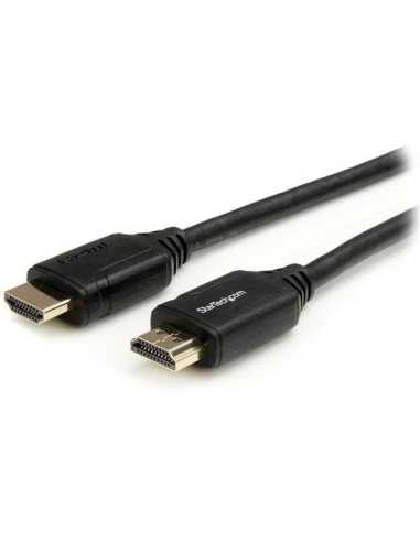 StarTech.com Cable de 3m HDMI 2.0 Certificado Premium con Ethernet - HDMI de Alta Velocidad Ultra HD de 4K a 60Hz HDR10 - para