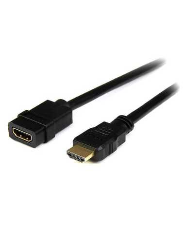 StarTech.com Cable de 2m Extensor HDMI - Cable HDMI Macho a Hembra - Cable Alargador HDMI 4K - Cable HDMI con Ethernet UHD 4K