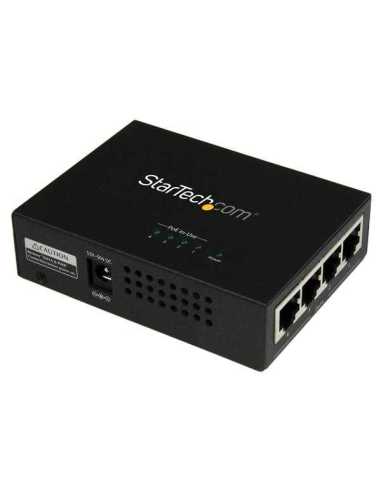 StarTech.com 4 Port Gigabit midspan - PoE+ Injektor - 802.3at af