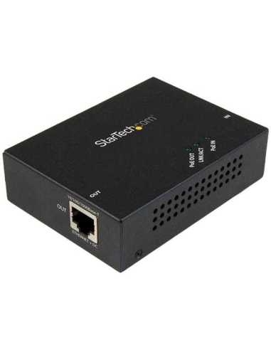 StarTech.com Gigabit PoE+ Extender - 802.3at af - 100m
