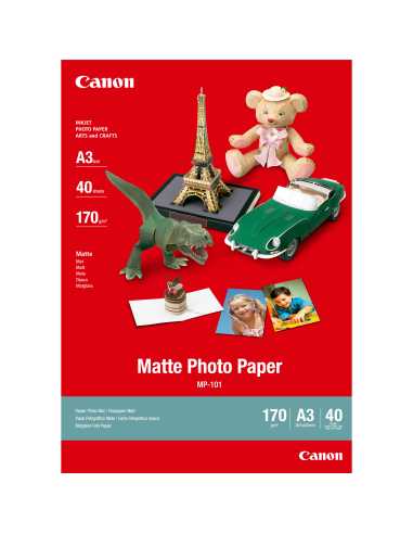 Canon MP-101 mattes Fotopapier A3 – 40 Blatt