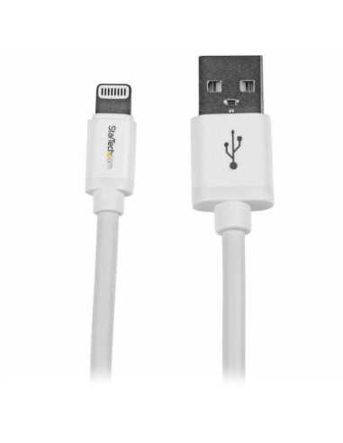 StarTech.com 2m Apple 8 Pin Lightning Connector auf USB Kabel - Weiß - USB Kabel für iPhone   iPod   iPad