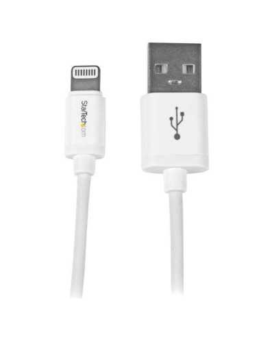 StarTech.com 1m Apple 8 Pin Lightning Connector auf USB Kabel - Weiß - USB Kabel für iPhone   iPod   iPad