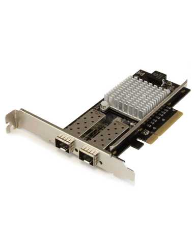 StarTech.com 2 Port 10G LWL Netzwerkkarte mit offenem SFP+ - PCIe, Intel Chip