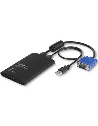 StarTech.com USB Crash Cart Adapter - Portables KVM Adapter - Laptop KVM Konsole für Headless Geräte Server ATM POS Embeded -