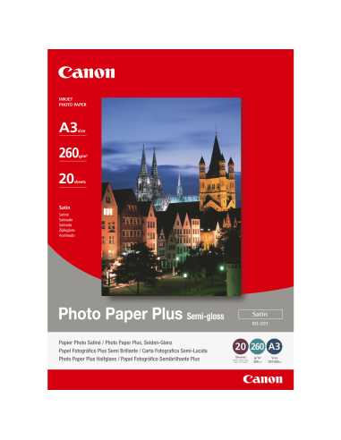Canon SG-201 Fotopapier Plus Seidenglanz A3 – 20 Blatt