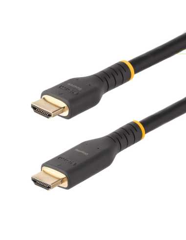 StarTech.com 10 m Aktives HDMI Kabel 4k 60Hz mit Ethernet, HDMI 2.0 ARC, HDR10 Kabel, Robustes HDMI Anschlusskabel mit